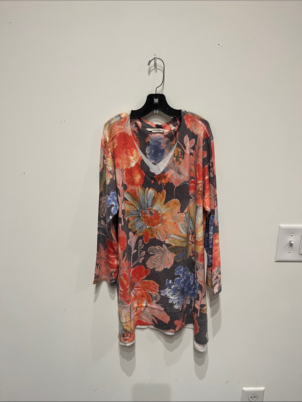 Soft Surroundings Floral Blouse